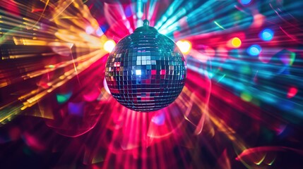 Wall Mural - Disco Ball in a Club