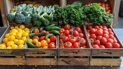 **A selection of organic produce