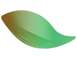 Fototapete - abstract color gradient wave leaf symbol