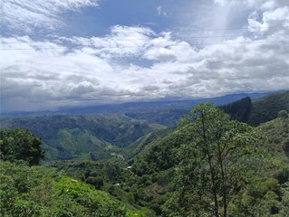 Wall Mural - vista desde las montañas