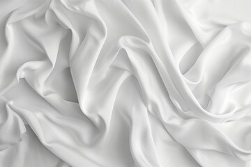 white fabric soft background copy space