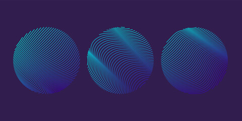 Poster - Beautiful background with flowing lines. Abstract elegant lines. The flow movement. Vector illustration.