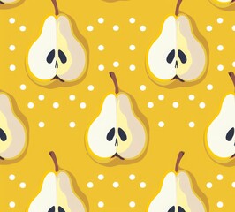 Wall Mural - pear pattern,