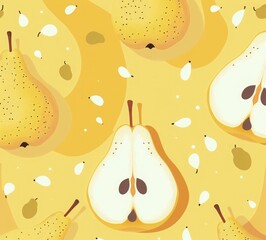 Wall Mural - pear pattern,