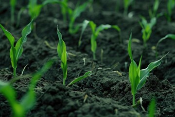 Canvas Print - Close-up of green plants