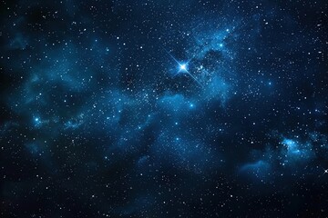 Wall Mural - Beautiful Milky Way Galaxy in the Night Sky