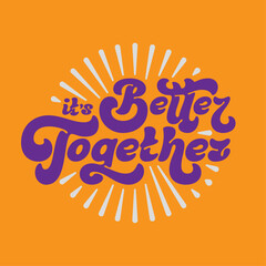 Fototapete - Vector lettering text with motivational wise quote 