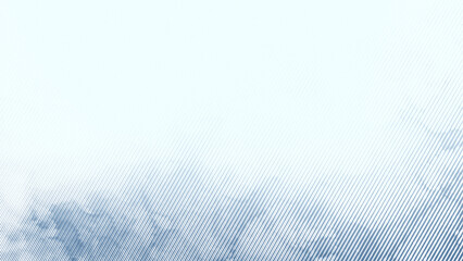Poster - Blue diagonal lines on white background, fade to white. Abstract striped background in 4k resolution. Full frame background for poster, web banner, template, brochure etc. Copy space.