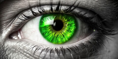 Super detailed macro closeup of a human green eye, eye, green, macro, closeup, detail, iris, pupil, human, facial, beauty, sight