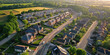 © WD Stock Photos - A new housing development is being built on greenbelt land in the UK. Shot from above by a drone