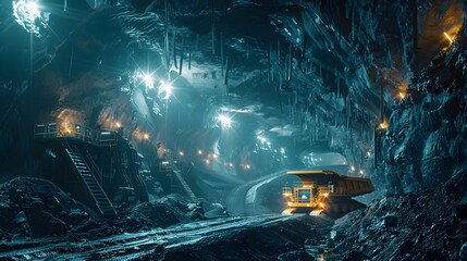 Poster - Futuristic Mining with Automated Machinery and Real Time Resource Tracking