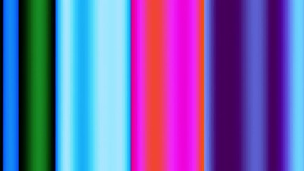 Poster - Looping video colorful vertical lines rotate. Abstract 3D render 4k