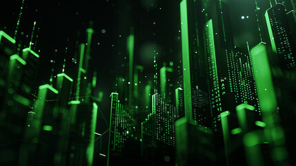Poster - abstrakt stock market  background