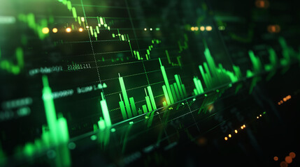Poster - abstrakt stock market  background