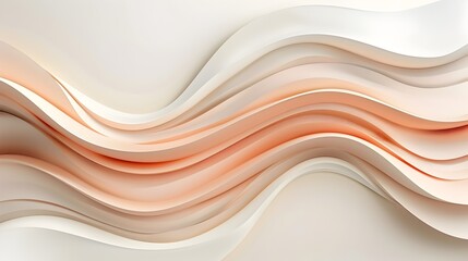 Poster - Mid century Modern Frame with Clean Lines and Organic Curves Isolated of Frame Concept Copy Space