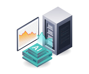 Aufkleber - Server data analysis for artificial intelligence technology