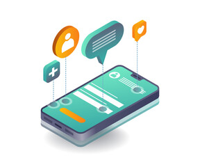 Aufkleber - Social Media Applications on Smartphones