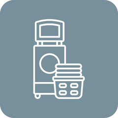 Sticker - Washing clothes Icon