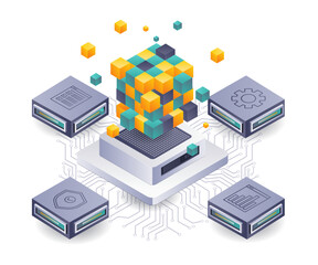 Aufkleber - Analyzing Data Trends in Blockchain Server Development