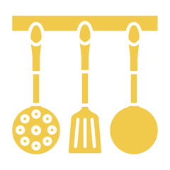 Canvas Print - Cooking utensils Icon