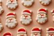 © Andrey - christmas cookies on wooden table, festive holidays bakery concept