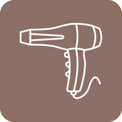 Canvas Print - Hair dryer Icon