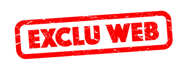 Wall Mural - exclu web red stamp