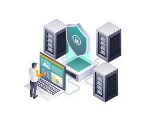 Aufkleber - Strategic Analysis of Security Maintenance in Technology Servers