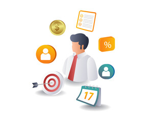 Poster - Infographics on Business Growth Management