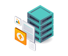 Aufkleber - Data Storage Server for Computer Networks