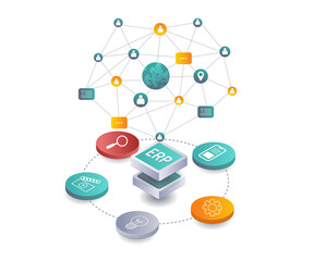 Aufkleber - ERP Database Strategies for Business Network Expansion