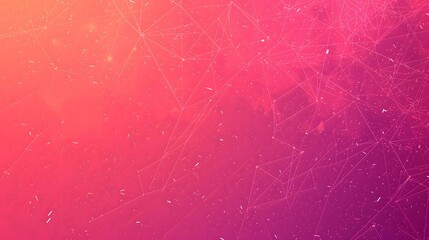 Sticker - Abstract Geometric Bokeh Background with Pink and Purple Gradient Shades