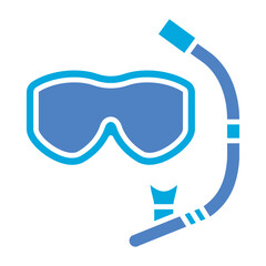 Sticker - Scuba mask Icon