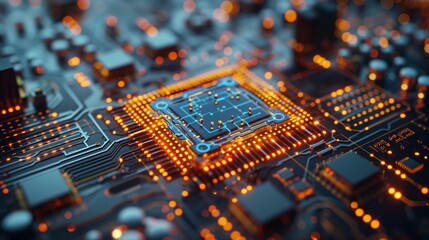 Wall Mural - Applications of 2D materials in electronics: Illustration showing a simple structure of a transistor using the material. 2D uses simple symbols. Instead of various components.