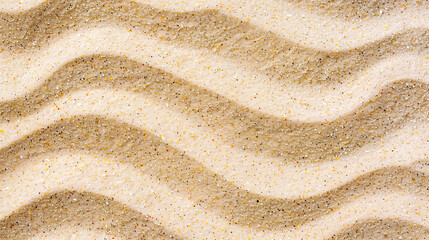 Wall Mural - wavy beach sand texture background top view copy space