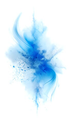 White background with abstract blue color