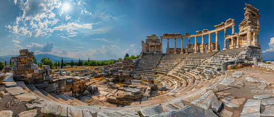 Poster - Ancient city of hierapolis.