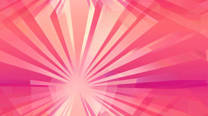 Poster - Radiating striped pink abstract background creating a dynamic sense of energy and motion
