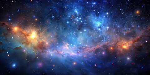 Wall Mural - dark cosmic starry sky background, cosmic, starry, dark, sky, background, space, universe, galaxy, a