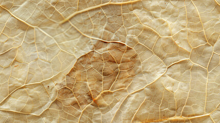 Aufkleber - Macro shot of a desiccated leaf revealing the detailed web of veins