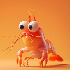 Sticker - Cute Shrimp