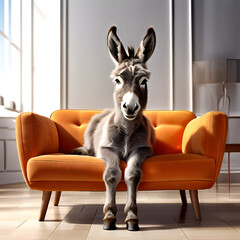 Poster - baby donkey