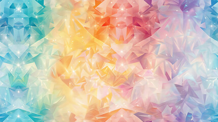 Poster - Abstract background with pastel colors creating a geometric pattern