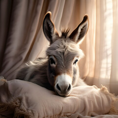 Poster - baby donkey