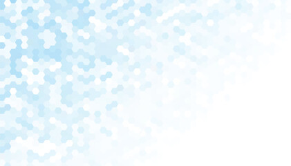 Aufkleber - Abstract geometry hexagon blue texture background pattern. vector illustration.