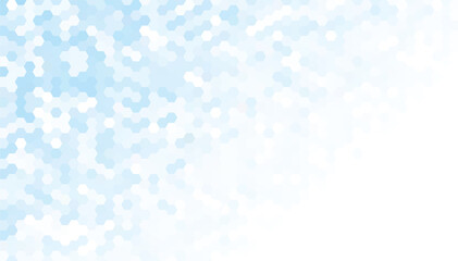Aufkleber - Abstract geometry hexagon blue texture background pattern. vector illustration.