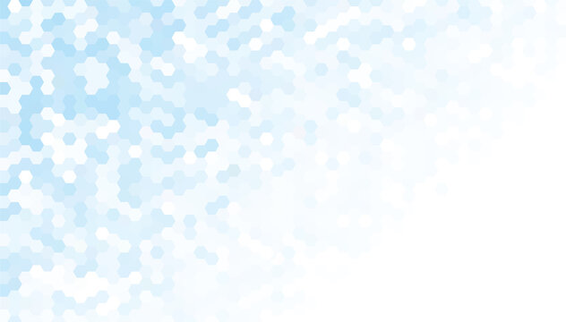 Abstract geometry hexagon blue texture background pattern. vector illustration.