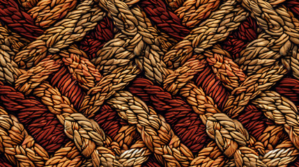 Poster - Interlaced fiber seamless texture for backgrounds and design projects