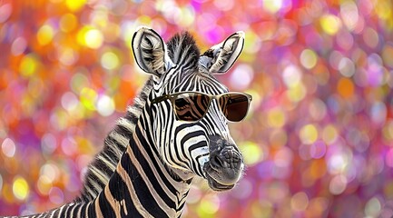 Canvas Print - close up of zebra skin