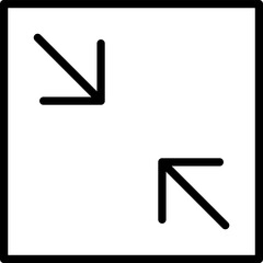 Poster - Full screen vector icon. Full screen and exit full screen icon. Scalability arrow mark icons in flat style for web, UI or mobile app. Vector illustration.